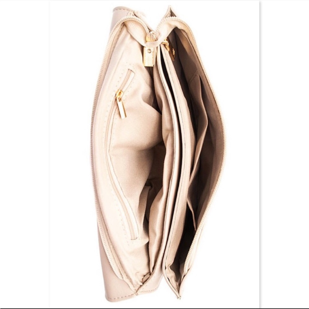 IVORY BEE DETAIL CLUTCH BAG - Picture 3 of 8